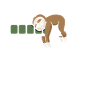 Motivation wird geladen Faultier Faultiermotiv