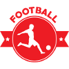 Logo strzelca piłki nożnej: Godło Goleadora
