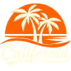 California Palm Trees Sunset