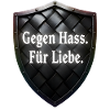 Gegen Hass Für Liebe Schild Statement