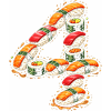 Sushi : Une Lettre Imprimée
