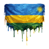 Drop Art: Rwanda Flag