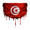 Tunisian Flag Drop Art