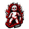 Flame Voodoo Doll Inferno