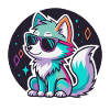 Wolf Neon Sunglasses
