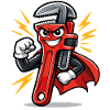 Plumber wrench gift