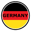 Germany Flag Semicircle Graphic
