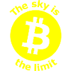 Bitcoin Yellow Sky Motif