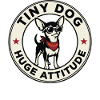 Cane Piccolo Atteggiamento Enorme Design Divertente Chihuahua
