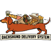 Dachshund Delivery System Funny Dog Design
