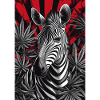 Zebra in the cannabis jungle
