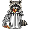 Waschbär-Pizza-Dash