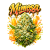 Mimosa-Graffiti-Druck