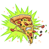 Pizza Slice Aggressor Neonburst