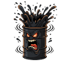 Angry Oil Tank Splash