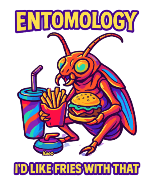 Entomology Fries Bug Tee