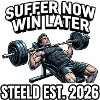 "SUFFER NOW WIN LATER"-Design Fitnessprint