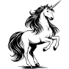 Licorne Cheval Blanc