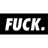 Fuck. White on Black.