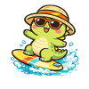 Sunny Surf Turtle