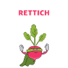 Rettich-Superheld gegen Chaos
