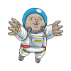 Mole Astronaut Space