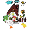 Farm Chicken Chick Chickens Kids
