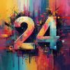 Farbenfrohe Abstraktion 24