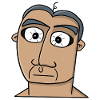 Wide-Eyed Minimalist Portrait