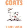 Goats Make Me Happy Cartoon