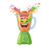 Cheerful Fruit Mixer Splash
