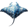 Mosaico di Mante - Arte per Subacquei