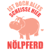 Pessimist Spruch Nörgler Lustiges Nilpferd