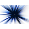 Fun Motiv - Blauer Strahleneffekt – Radial Burst