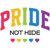 LGBTQ-Pride-Monat – Pride, nicht verstecken.