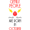 Génie né Octobre Cadeau Bébé