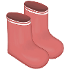 Red Retro Socks Duo