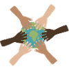 Global Hands Around Earth