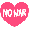 No War Heart Peace Graphic