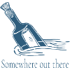 Somewhere Out There Bottle Message Design