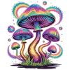 Psychedelic Shirt Festival Magic Mushroom Shirt