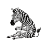 Det er fint, jeg har det fint, kaffe zebrahumor