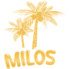 Milos Tropical Palm Goldfoil