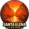 Santa Elena Canyon Sunset Motif