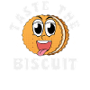 Taste the Biscuit Cartoon Cookie