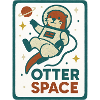 Otter Space Astronaut