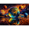 Earth in Space Mirror