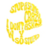 Crazy Circle Saying