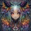 Feather Dream Mythical Creature Portrait