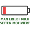 Batterie leer Motivation rar